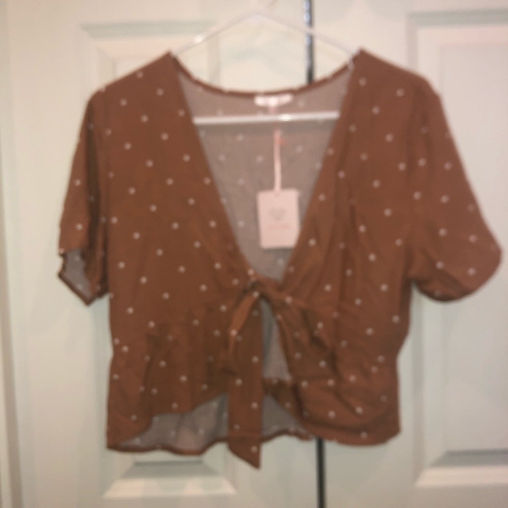 Lottie moss tie top